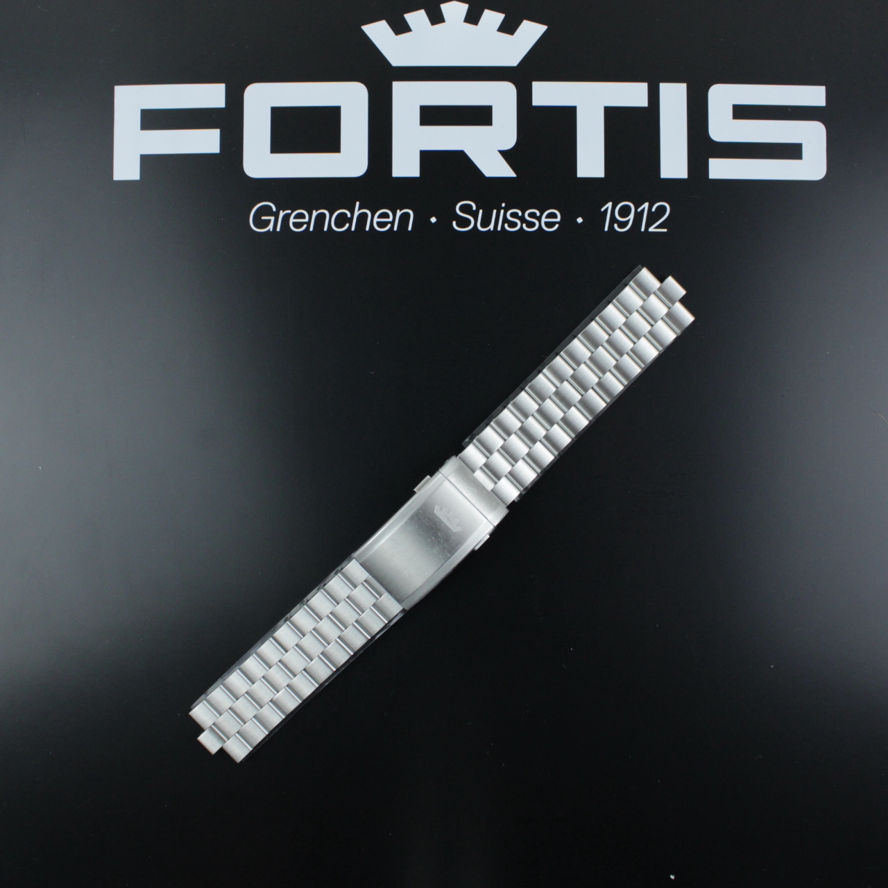 Fortis Flieger F-41 Metallband 21/20, Edelstahl gebürstet 