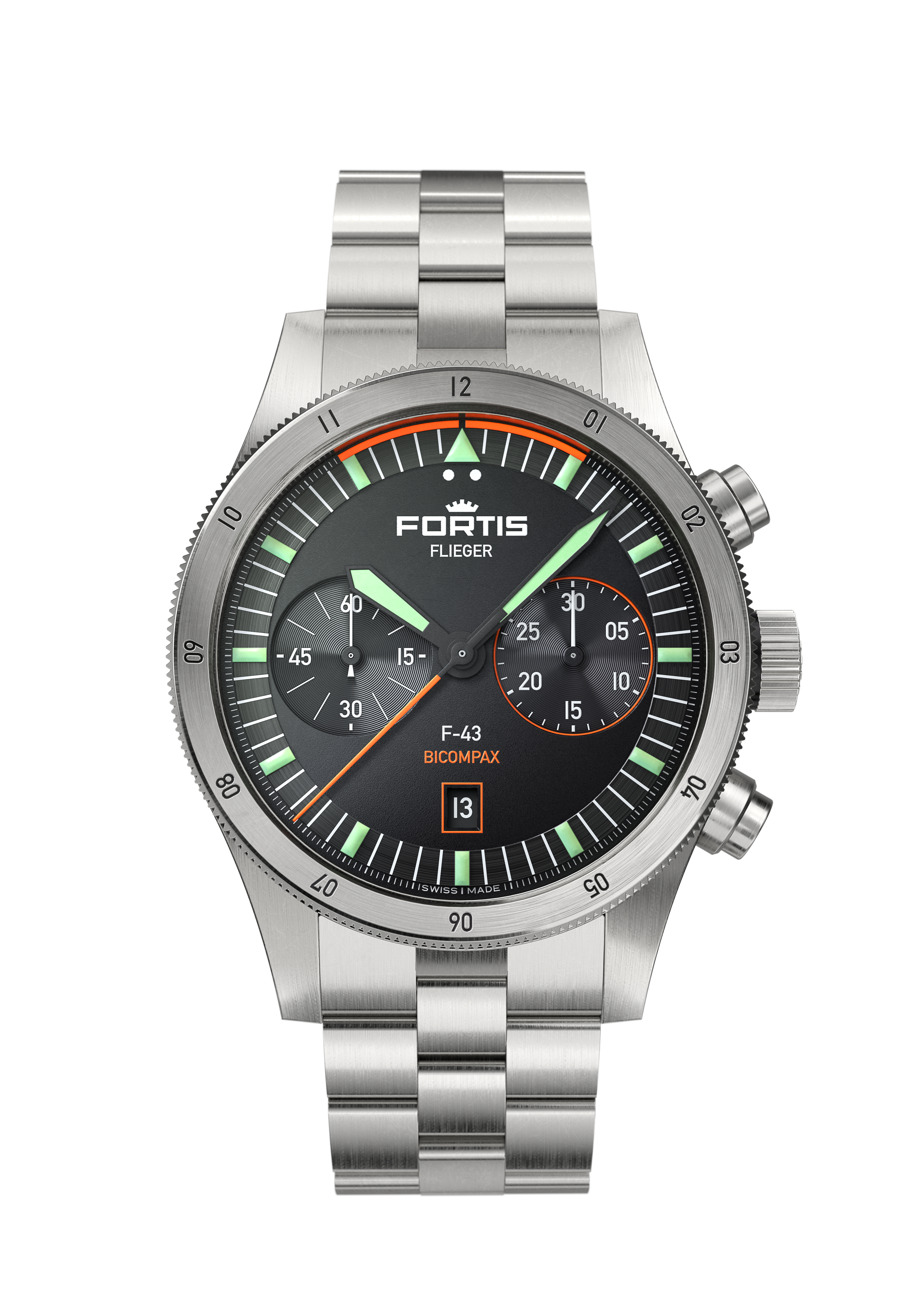 Fortis FLIEGER F-43 BICOMPAX, Ref. F.424.0004