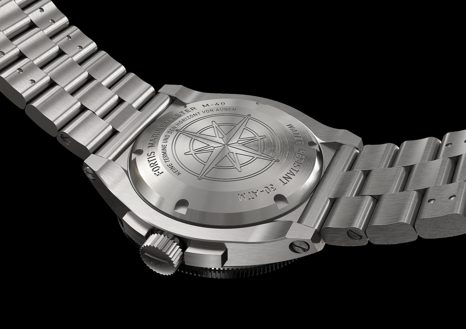 MARINEMASTER M-40 ROCKSTONE GRAY on Block Bracelet