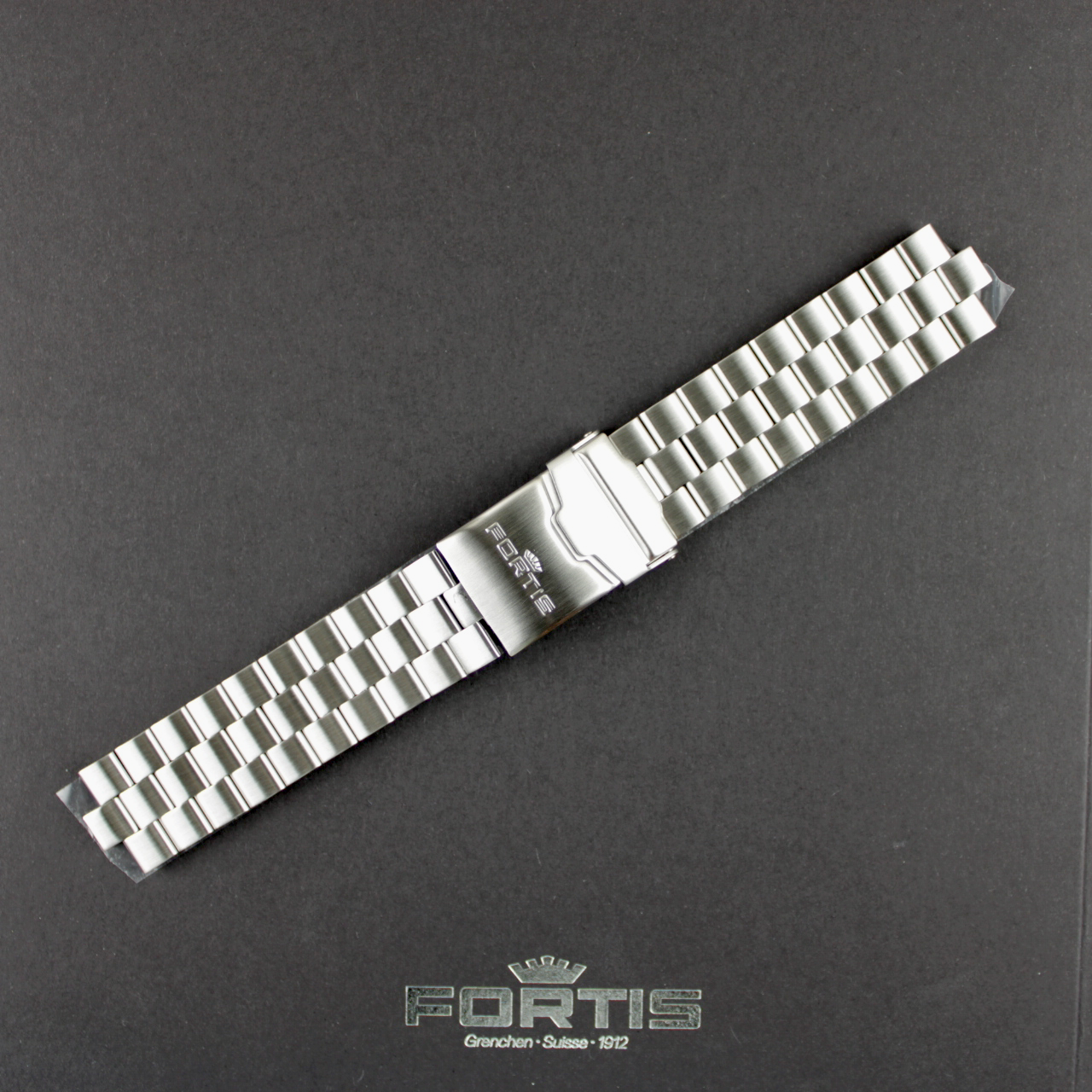 Fortis Metallband Edelstahl gebürstet B-42, Ref. 635 alt